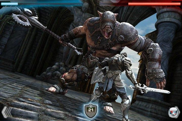 Mächtiges Schwert gegen mächtigen Gegner - Infinity Blade ist ein Actionspiel der ganz besonderen Sorte.