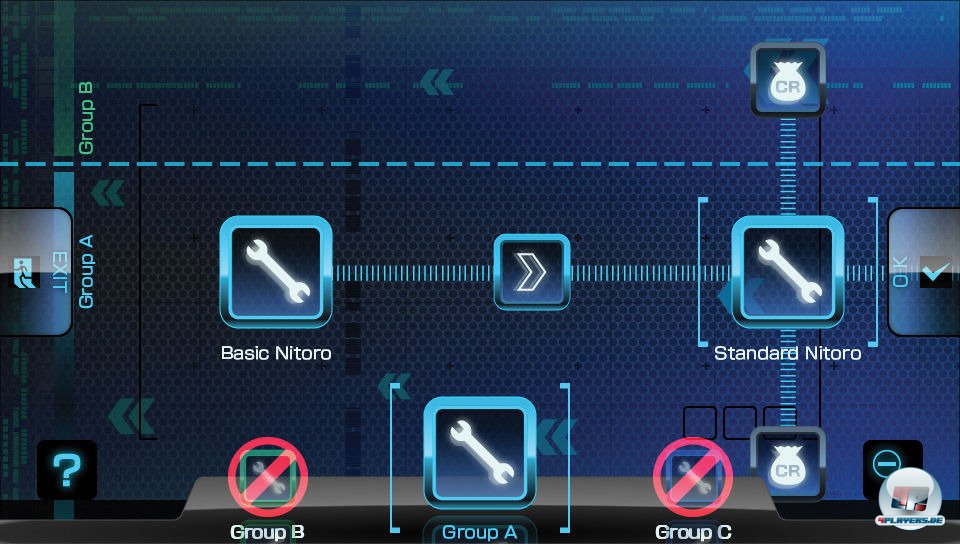 Die gewonnenen Credits werden in Upgrades (und notwendigerweise auch in Tipps) investiert.