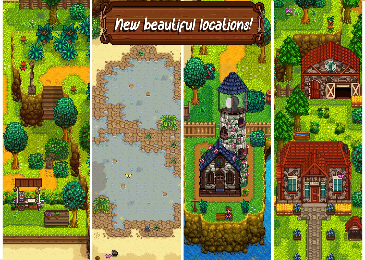 Auch East Scarp erweitert die Welt von Stardew Valley teilweise sehr massiv.