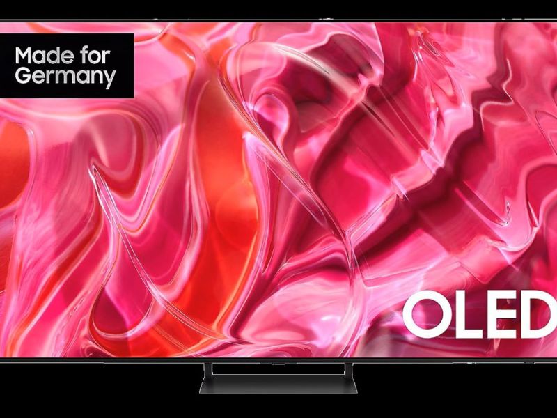 Ein Samsung OLED Fernseher mit 4K und 65 Zoll.