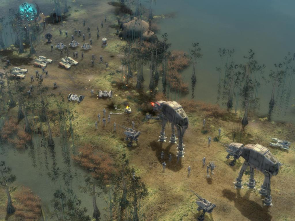 Screenshot aus dem Strategiespiel Star Wars: Empire at War.