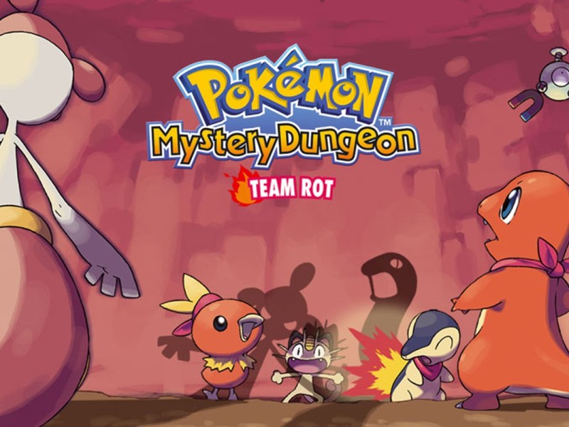 Das Cover von Pokémon Mystery Dungeon: Team Rot